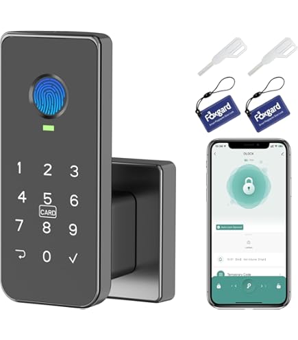 Generic Commax CDL-200L Smart Door Lock with RF Key Tag, Keypad